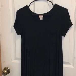 Black T shirt Dress